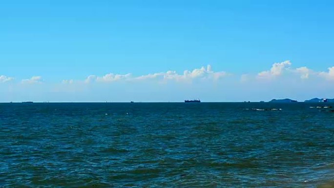 芭堤雅海滩的海景芭堤雅海滩的海景