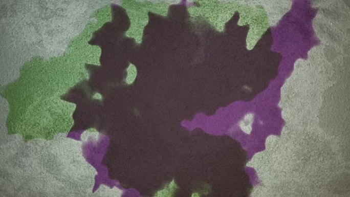 垃圾背景上的水彩画