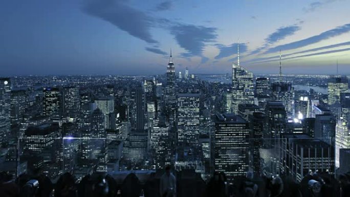 美国纽约曼哈顿的摩天大楼