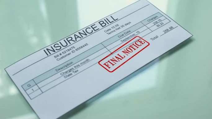 保险单最终通知，单据上的手工盖章，付款，关税