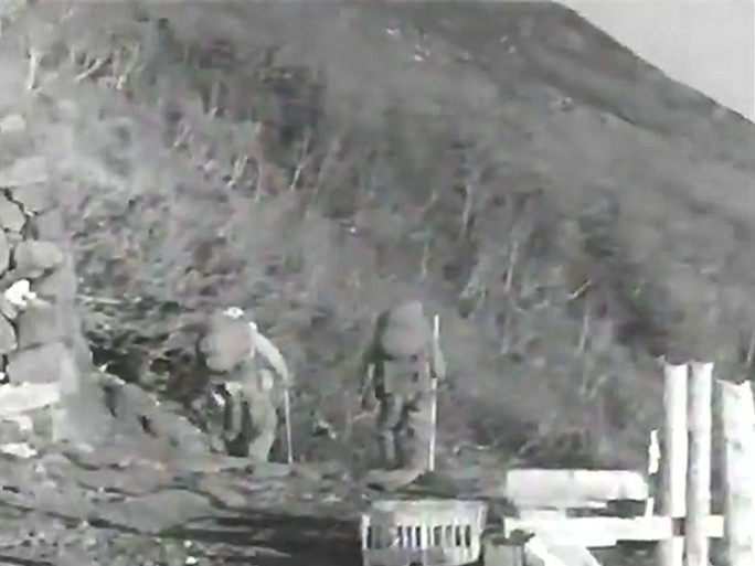 1957年战后日本 驻日美军考察富士山