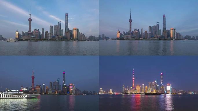 上海天际线时间流逝