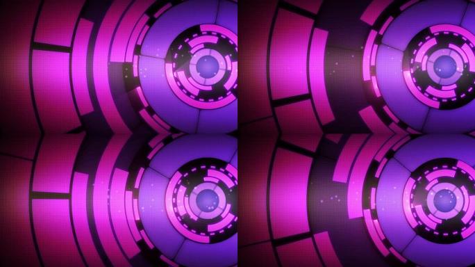 抽象紫色圆圈自旋运动背景