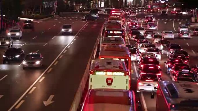 广州BRT (快速公交) 交通繁忙