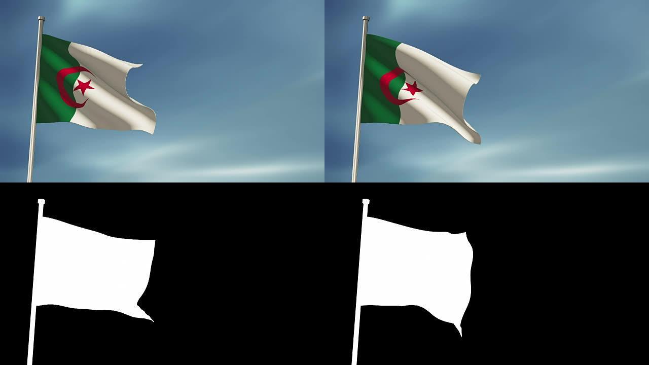 阿尔及利亚国旗阿尔及利亚国旗