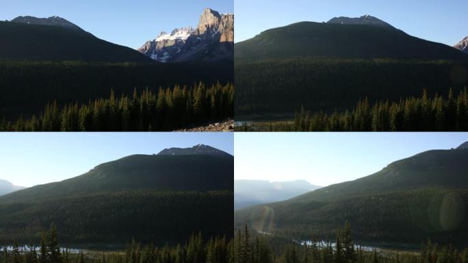 山峰和山谷的风景