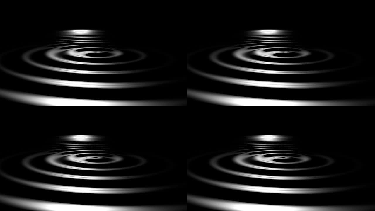 冷黑色抽象背景，无缝循环，HD1080p