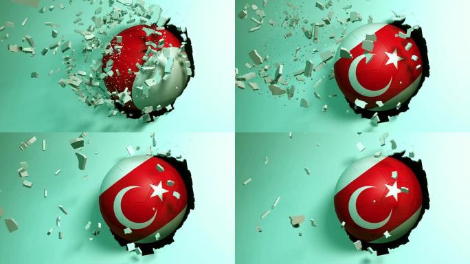 土耳其足球撞墙