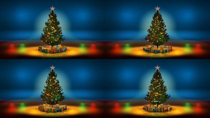 可循环旋转圣诞树可循环旋转圣诞树