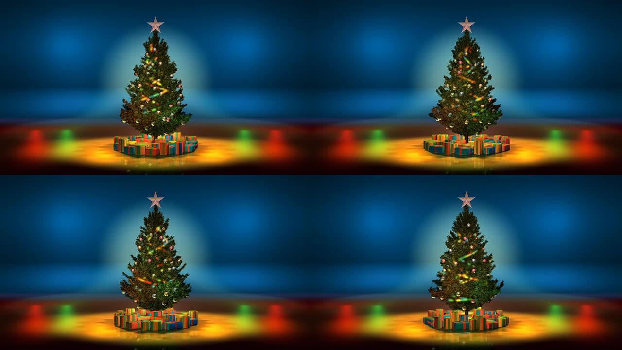 可循环旋转圣诞树可循环旋转圣诞树