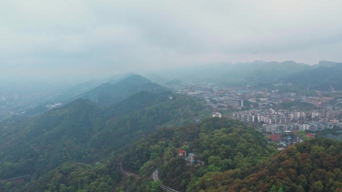 重庆歌乐山中梁山山脉素材