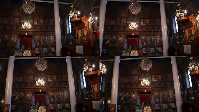 东正教教堂的内部壁画