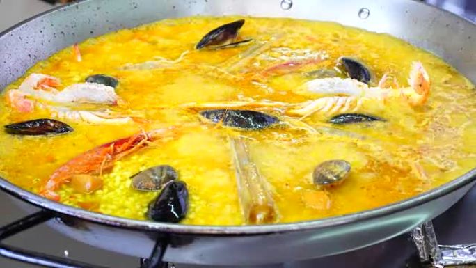 西班牙海鲜饭烹饪餐饮美食地方特色