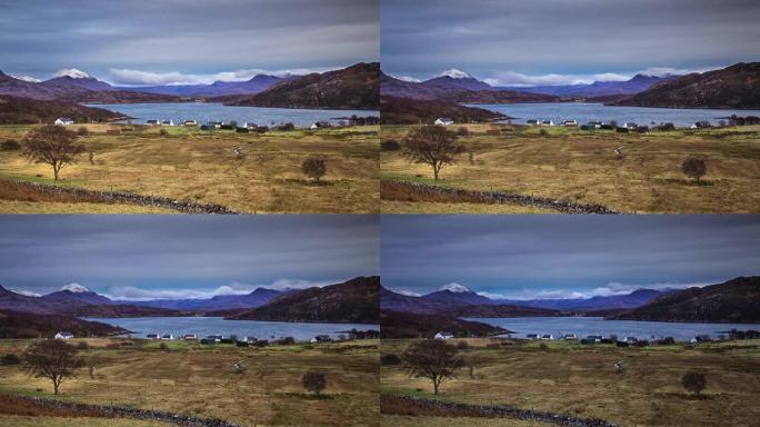 苏格兰高地偏远村庄-时间流逝