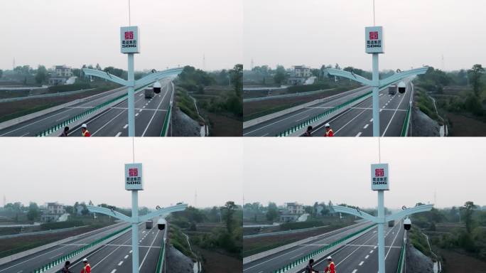 高速路上的蜀道集团摄像头4K