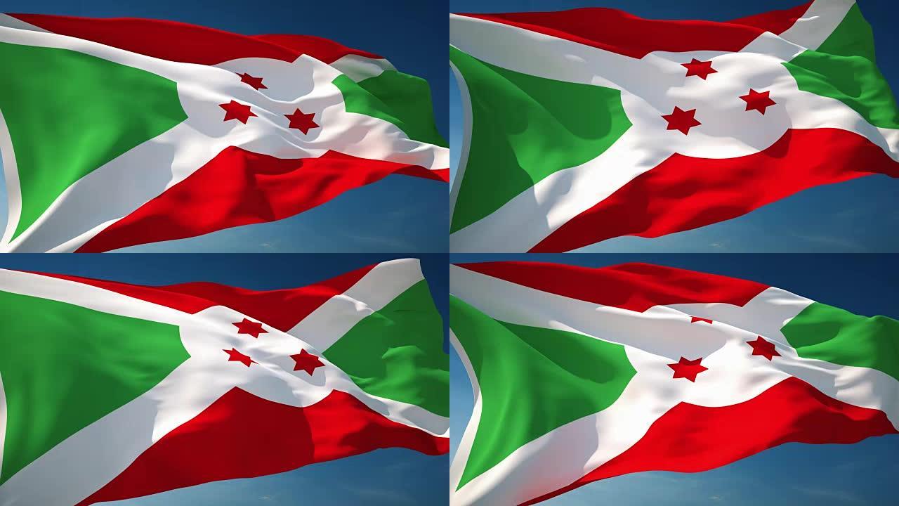4K布隆迪国旗-可循环
