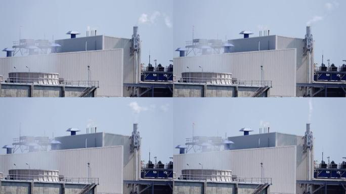 发电厂冒烟的烟囱环境保护环境污染大气