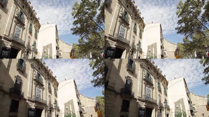 巴塞罗那加泰罗尼亚建筑兰布拉斯