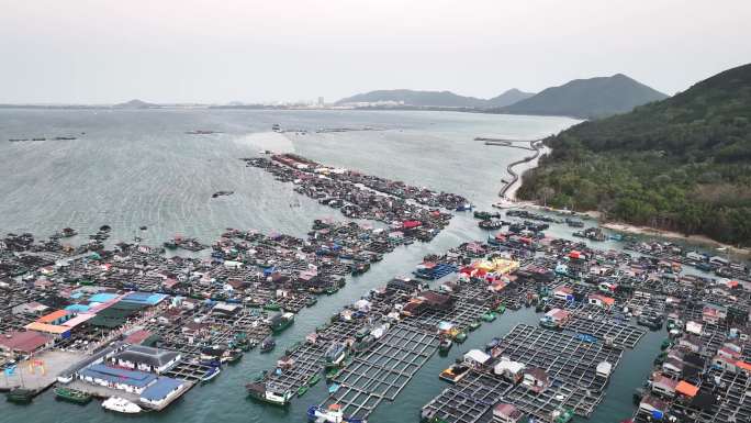 陵水清水湾新村港疍家渔排