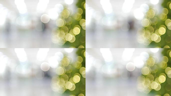 Out of Focus Circle light Bokeh背景，黄色Bokeh