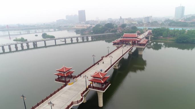 4K漳州南山桥航拍