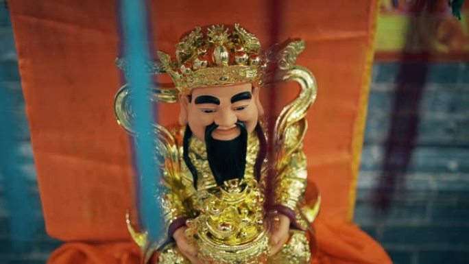 中国传统财神塑像人物人文传承