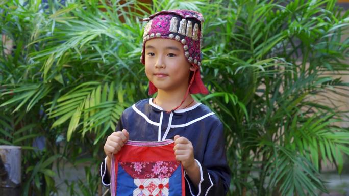 客家小孩客家服饰玲帽