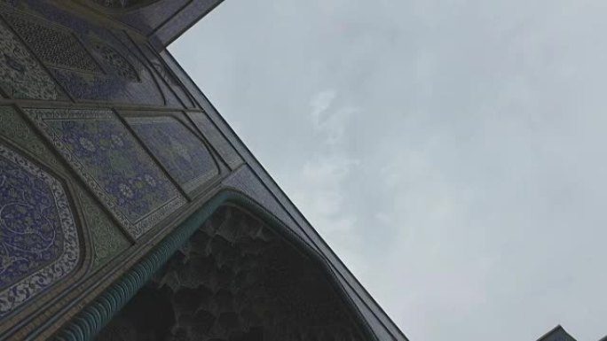 Sheikh Lotfollah清真寺的入口