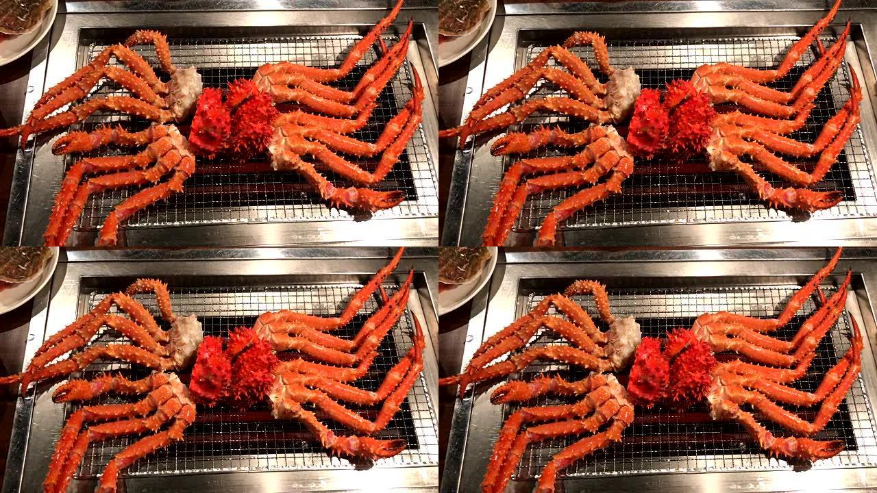 烤螃蟹