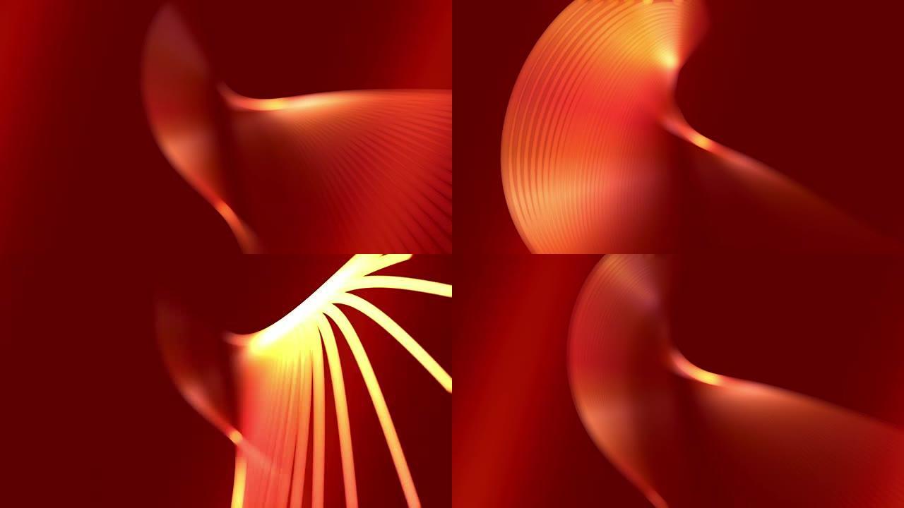 抽象螺旋线抽象线条螺旋红色线条线条光线