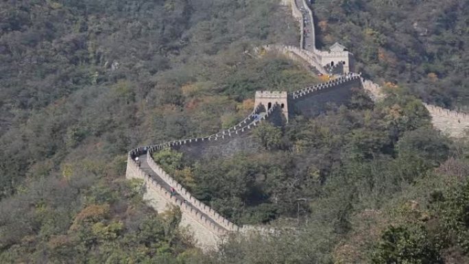 夏季的中国长城生态长城自然景观大好河山