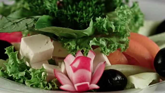 素食小吃蔬菜拼盘素菜水果沙拉