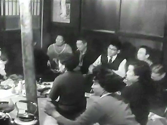 1959年日本 村民庆祝电话开通