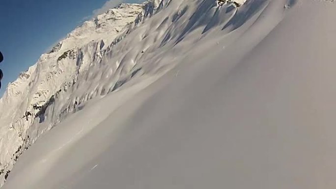 滑雪运动相机拍摄极限运动