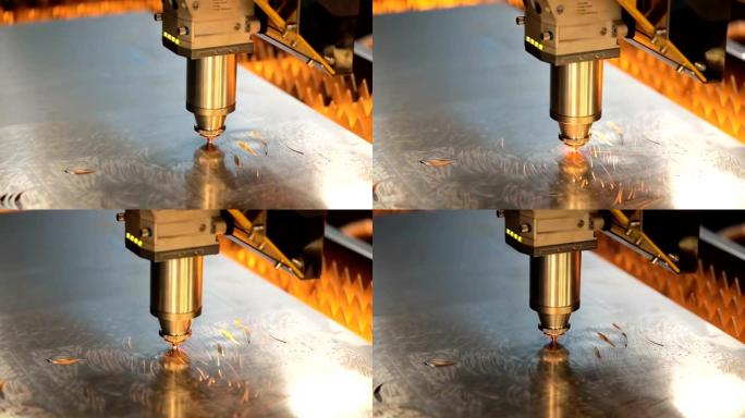 金属数控激光切割，现代工业技术。