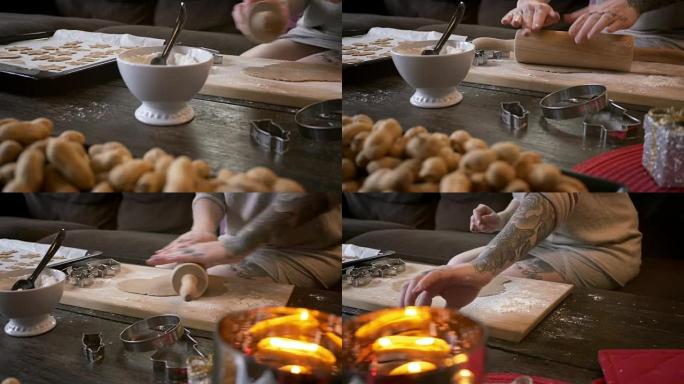 圣诞节烤姜饼饼干