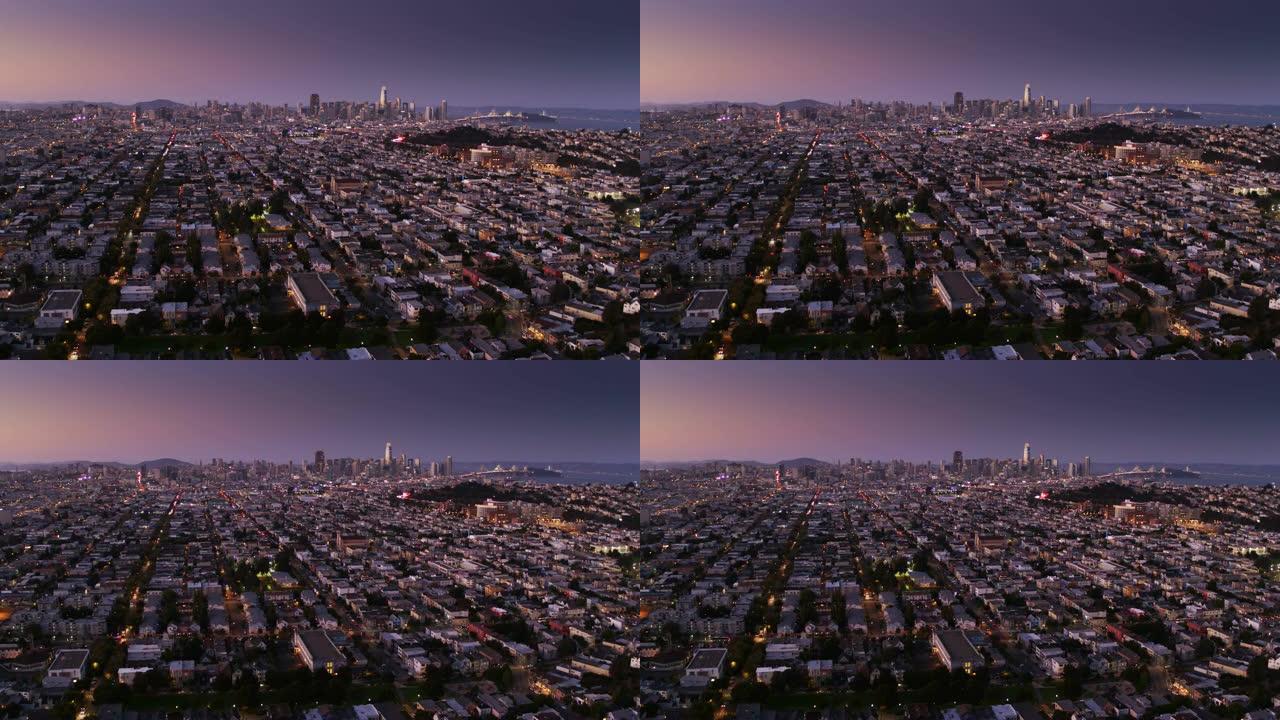 静态无人机拍摄任务，旧金山