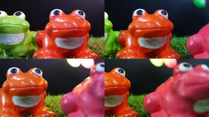 彩色青蛙模型彩色青蛙模型