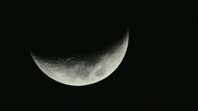 4K: 月亮月亮半月月球表面