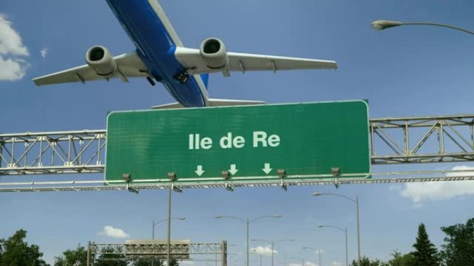 飞机起飞Ile de Re