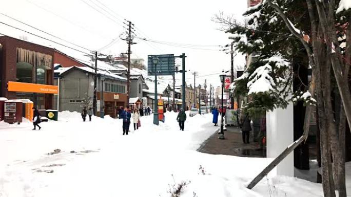 日本北海道的小樽市。