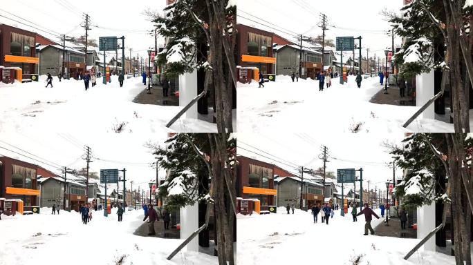 日本北海道的小樽市。