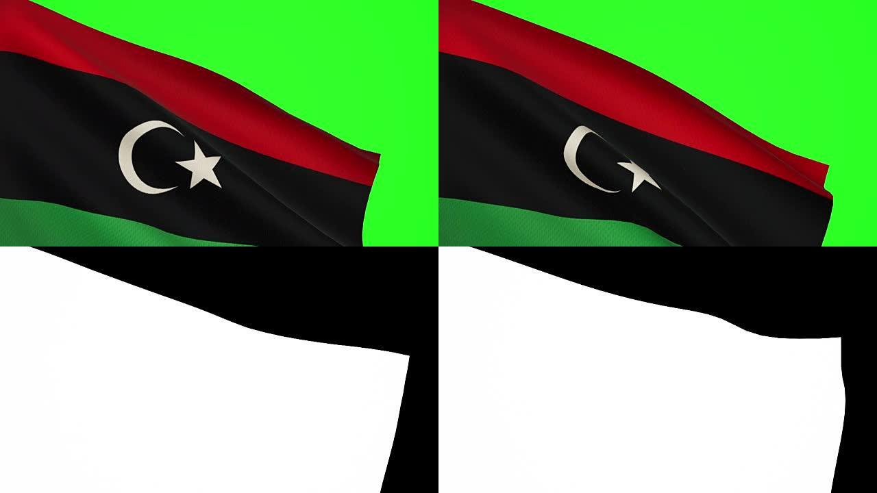 利比亚国旗Luma哑光