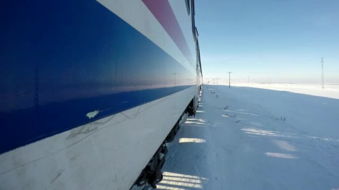 冬季在安纳托利亚东部的火车旅行