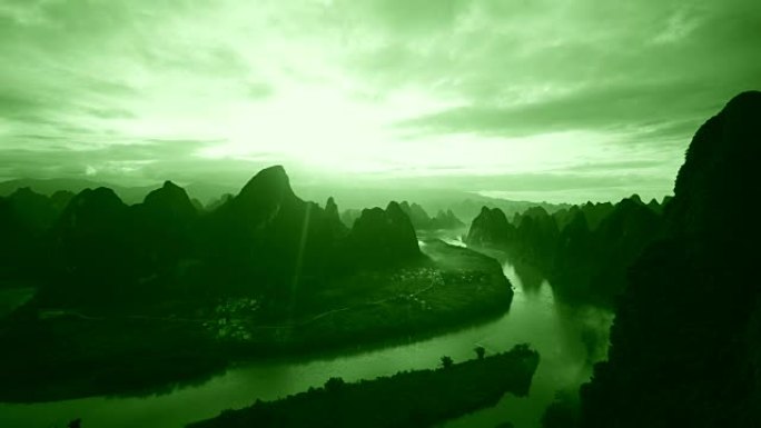 中国桂林弥赛亚山风景