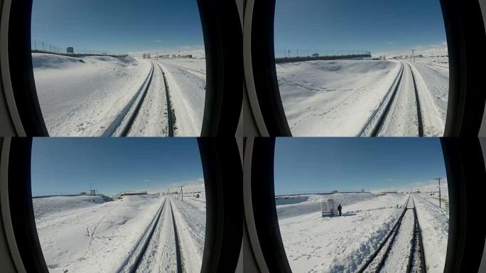 冬季在安纳托利亚东部的火车旅行