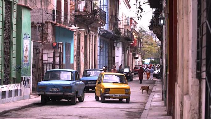古巴哈瓦那的市中心街道