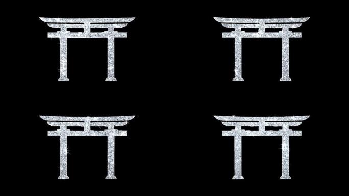 神道鸟居符号动画