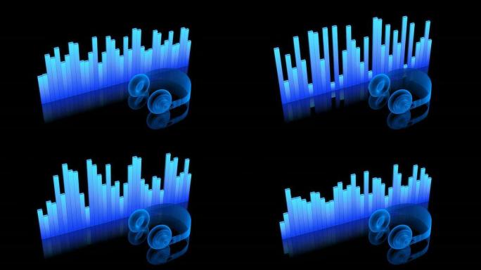 带耳机高清的3d均衡器