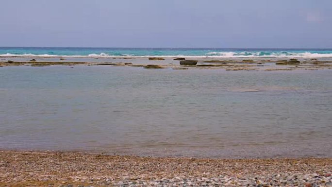 希腊罗得岛的海滩
